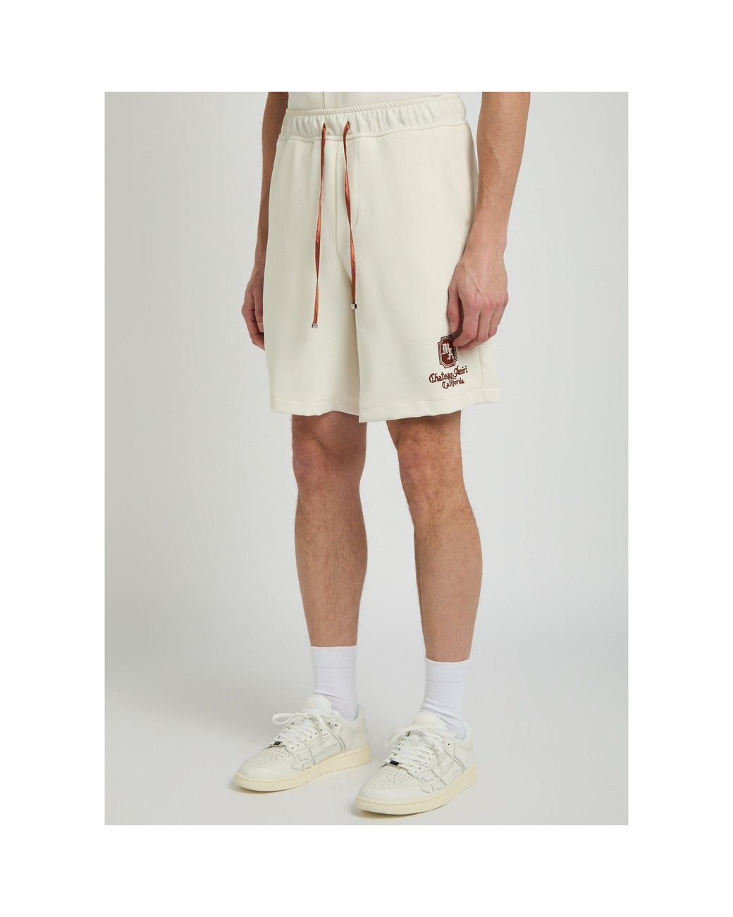 Amiri Natural Elasticated Drawstring Shorts for men