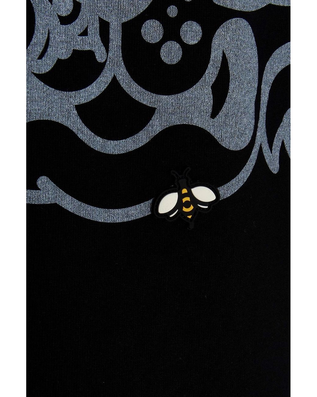 KENZO Black Bee A Tiger T-Shirt for men