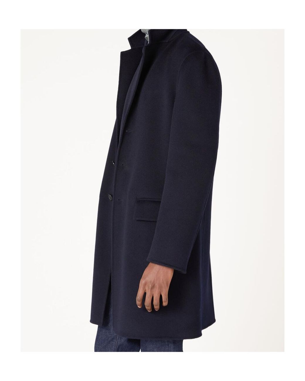 Loro Piana Blue Paolo Coat for men
