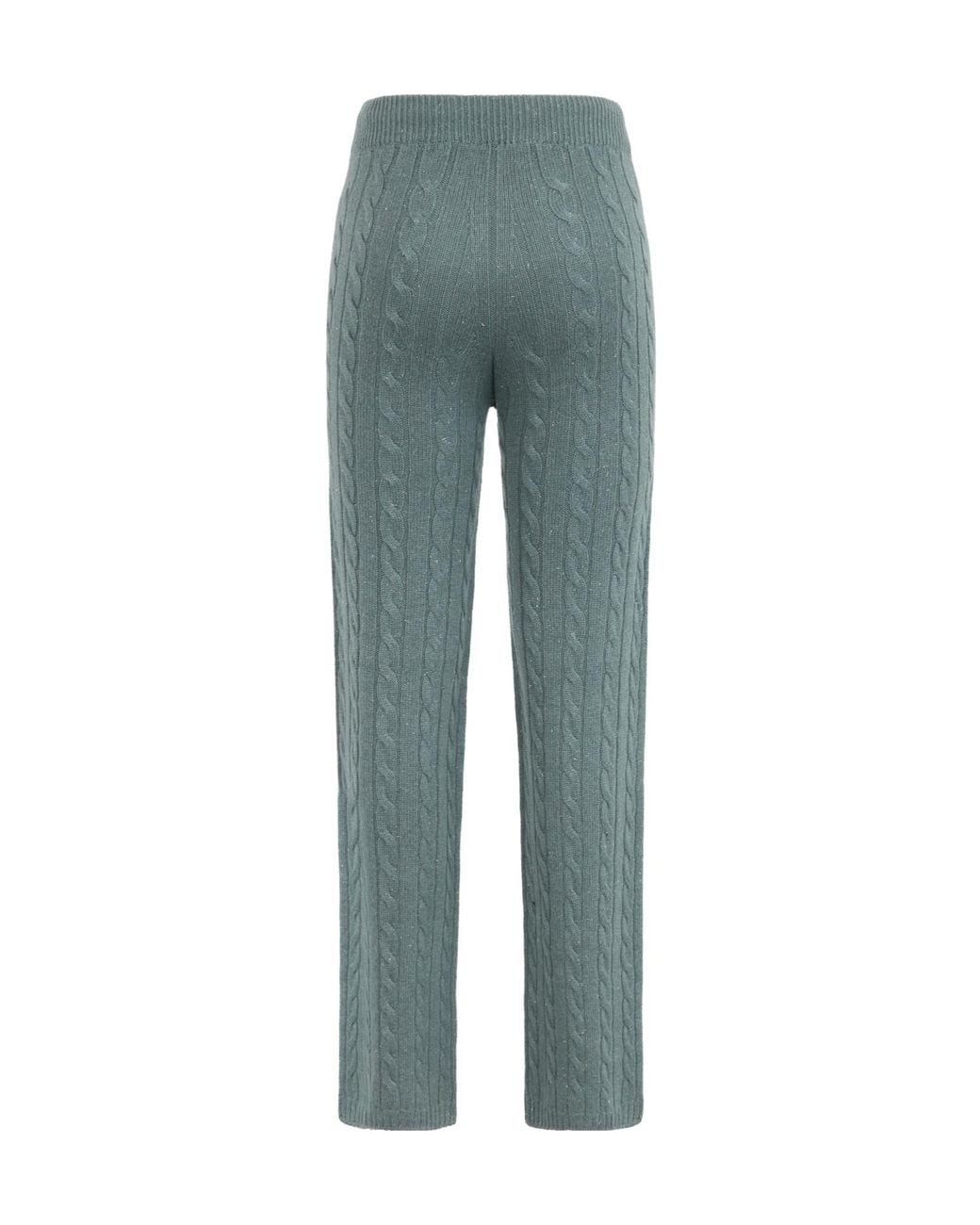 Peserico Blue Knitted Slim Cut Trousers
