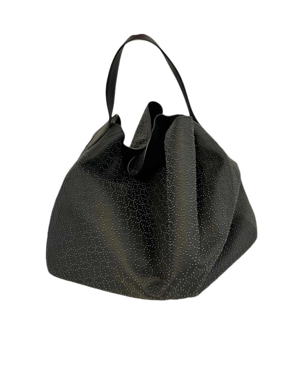 Alaïa Black Patterned Handbag
