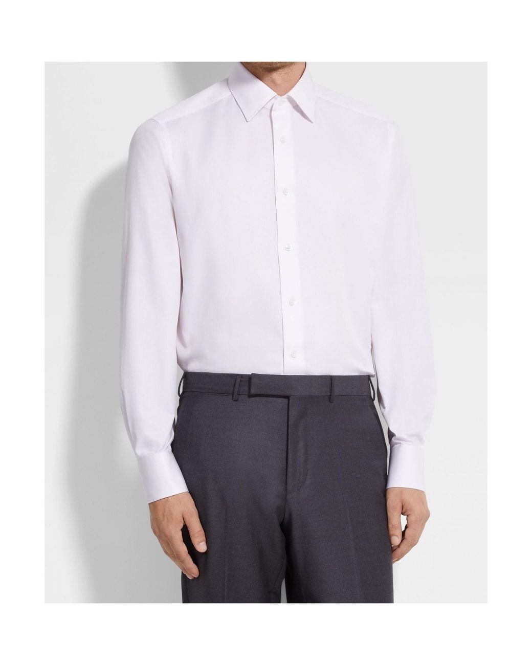 Zegna White Centoventimila Cotton Shirt for men