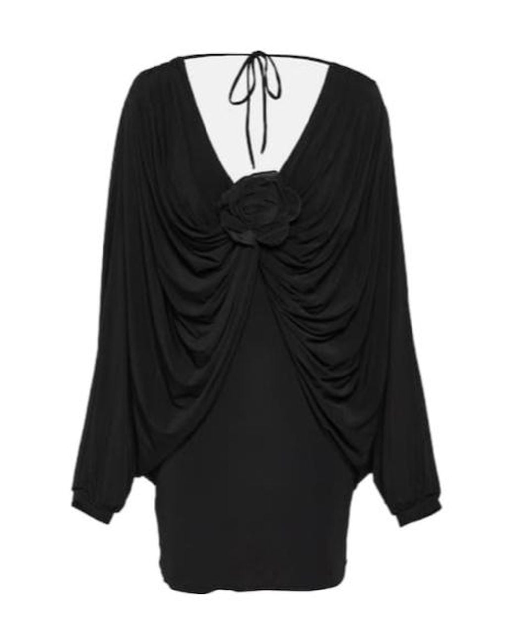 GIUSEPPE DI MORABITO Black Long Sleeve Dress