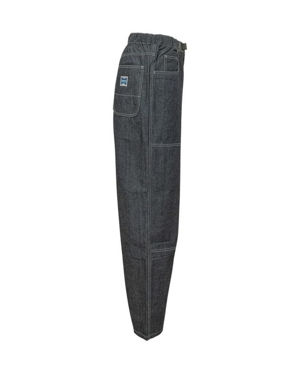 Gramicci Gray Double Knee Straight-Leg Jeans for men