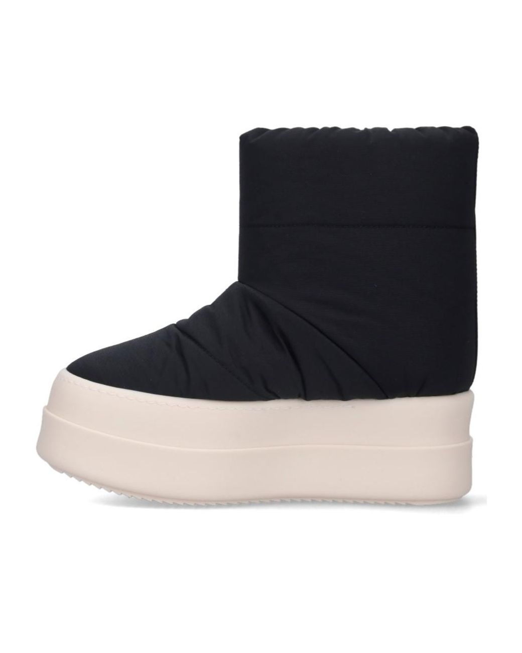 Rick Owens Blue Drkshdw Porterville Mega Bumper Low Lunar Boots