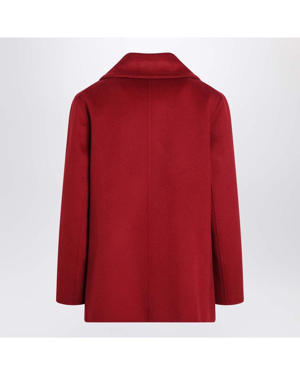 Max Mara Red 'S Elise Double-Breasted Coat