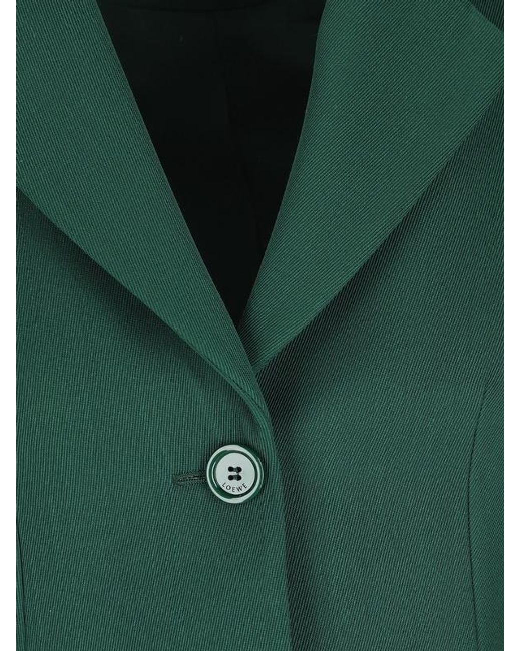 Loewe Green Single Breasted Jacket