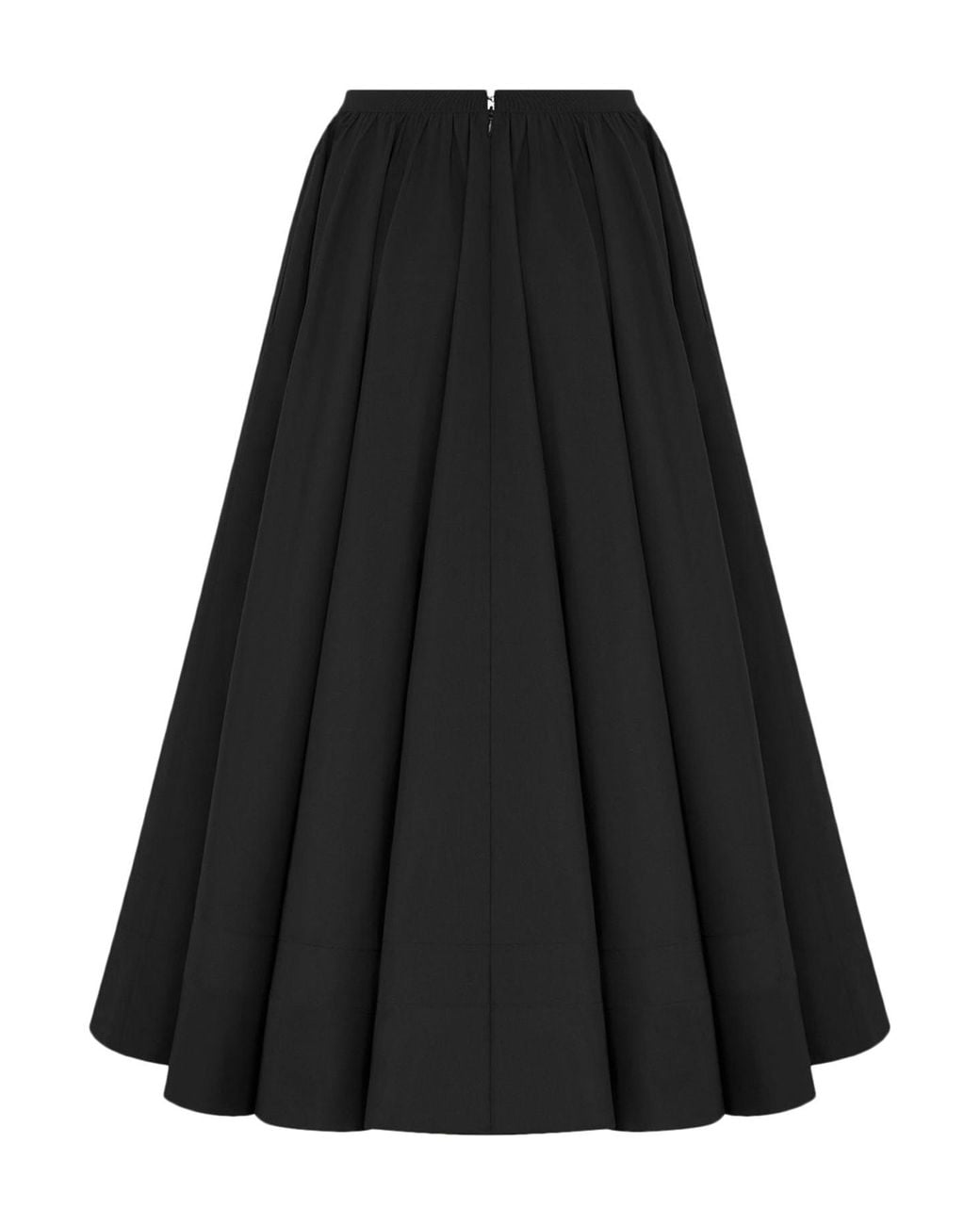 Dior Black Mid-Length Flared Skirt