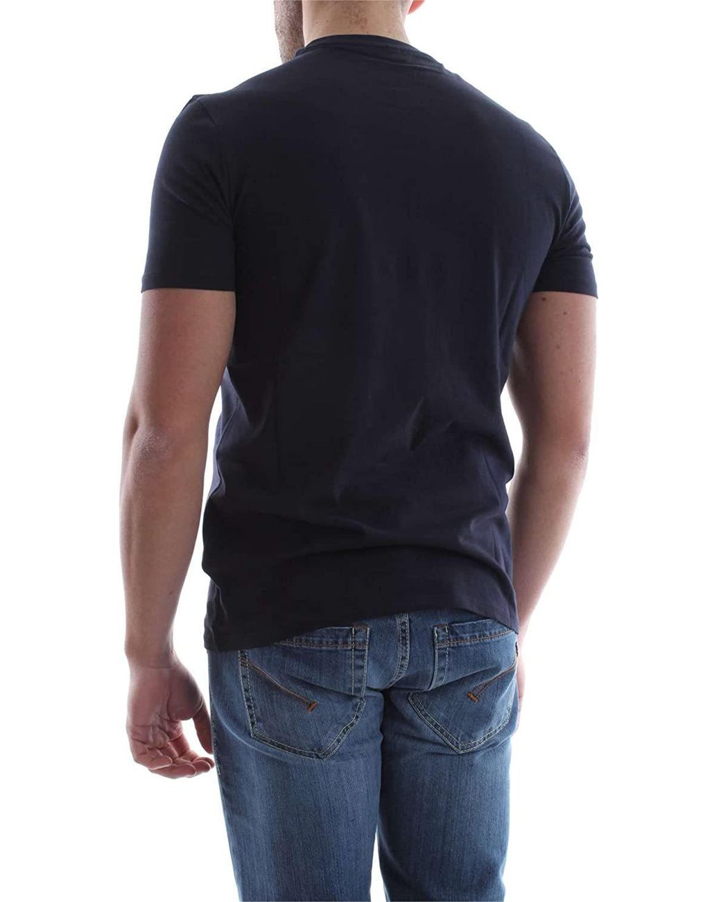 Armani Jeans Blue Logo T-Shirt for men