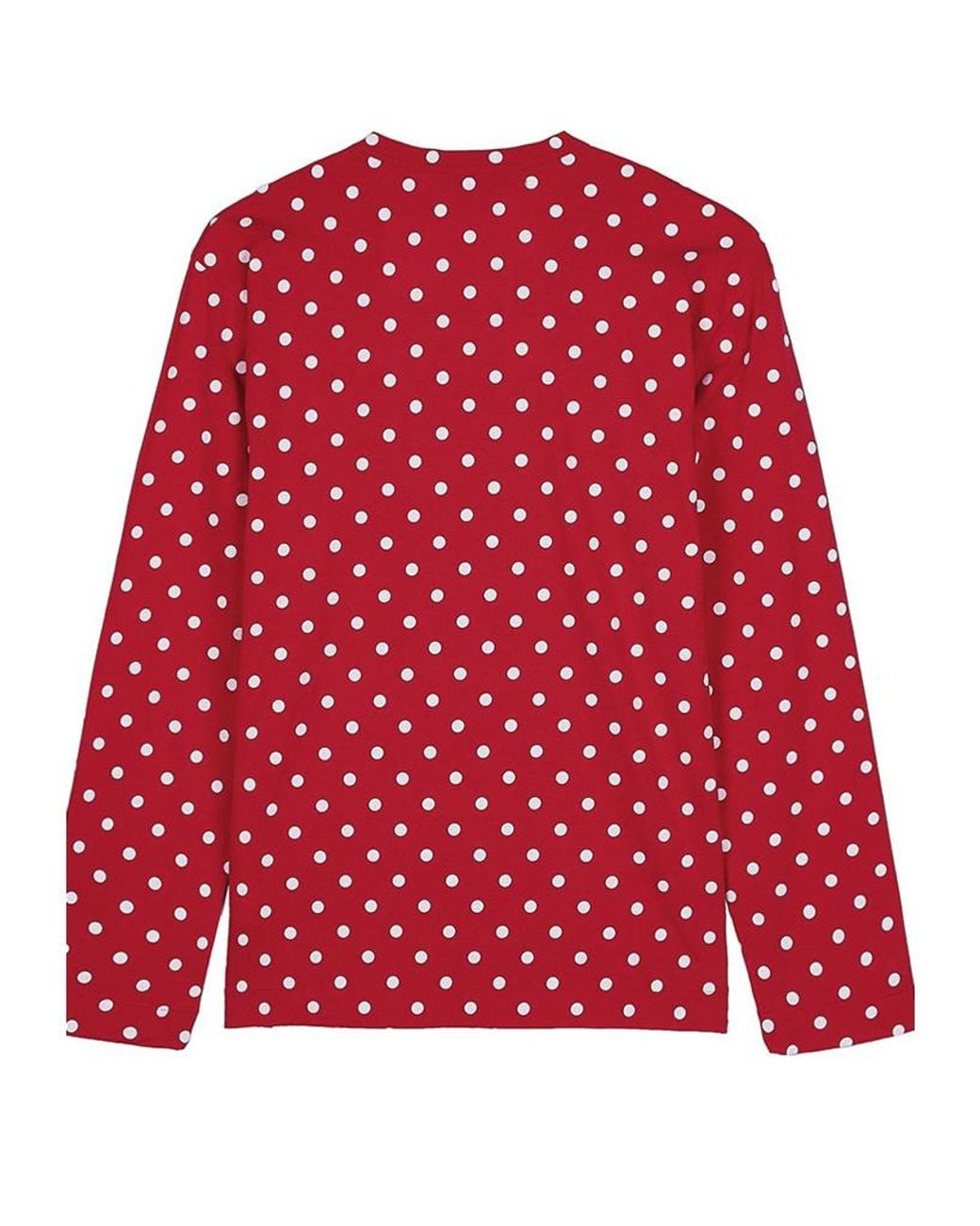 COMME DES GARÇONS PLAY Red Long-Sleeved T-Shirt for men
