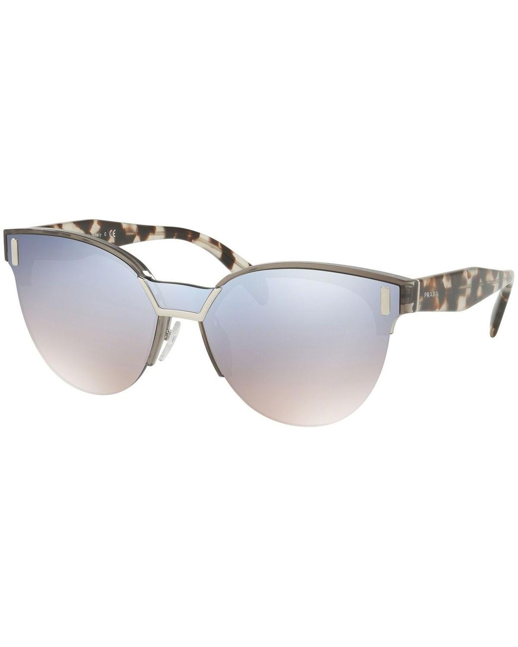 Prada White Gradient Sunglasses