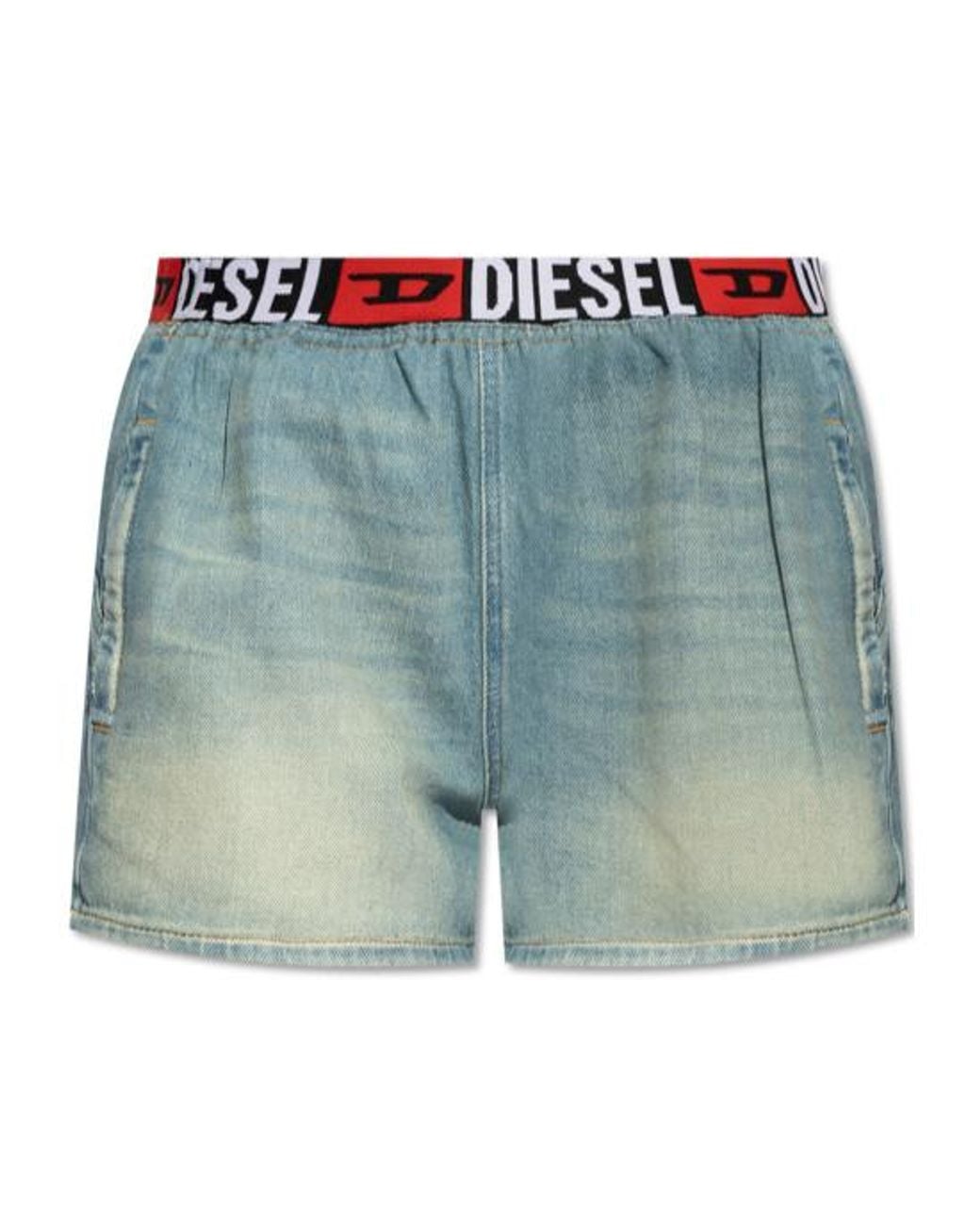 DIESEL Blue De-Skep-S Denim Shorts