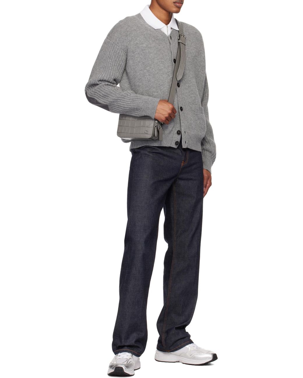 COACH Gray C301 Sneaker (Optic) Shoes for men