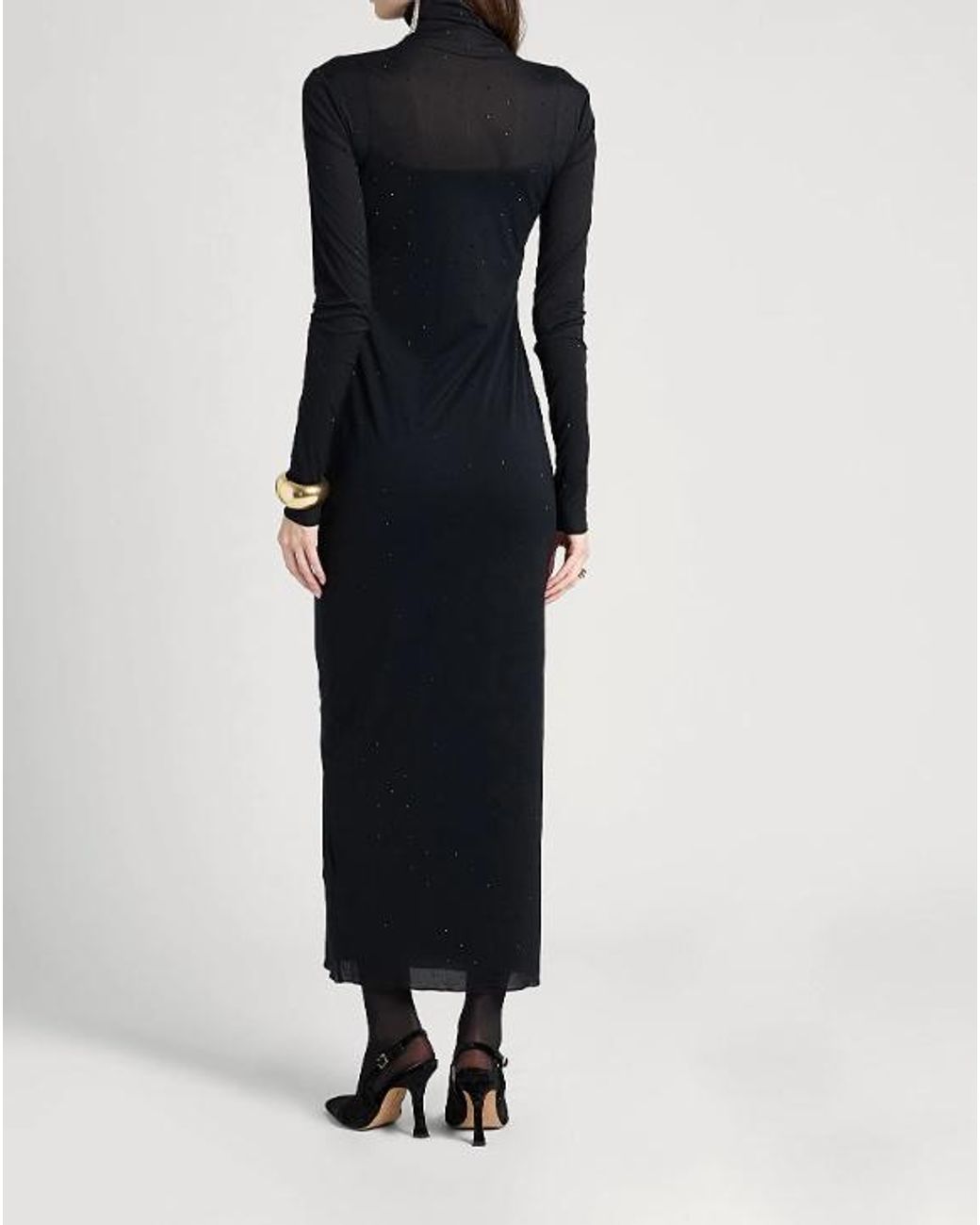 MAX&Co. Black Long Dresses