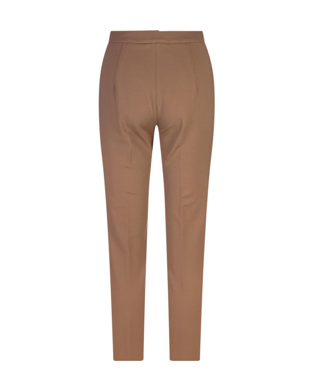 Max Mara Brown Pegno Tapered Trousers