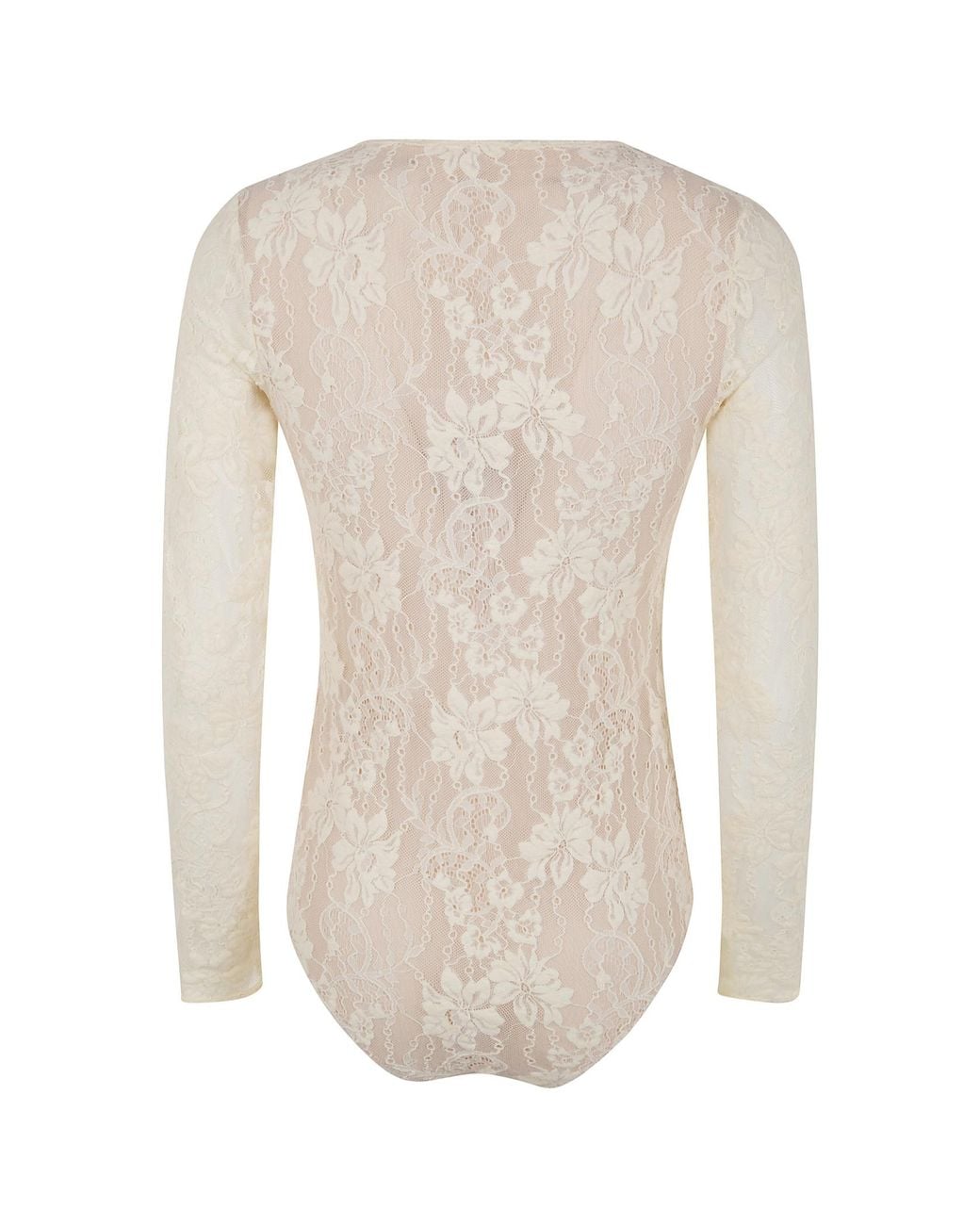 Zimmermann White Lace Bodysuit