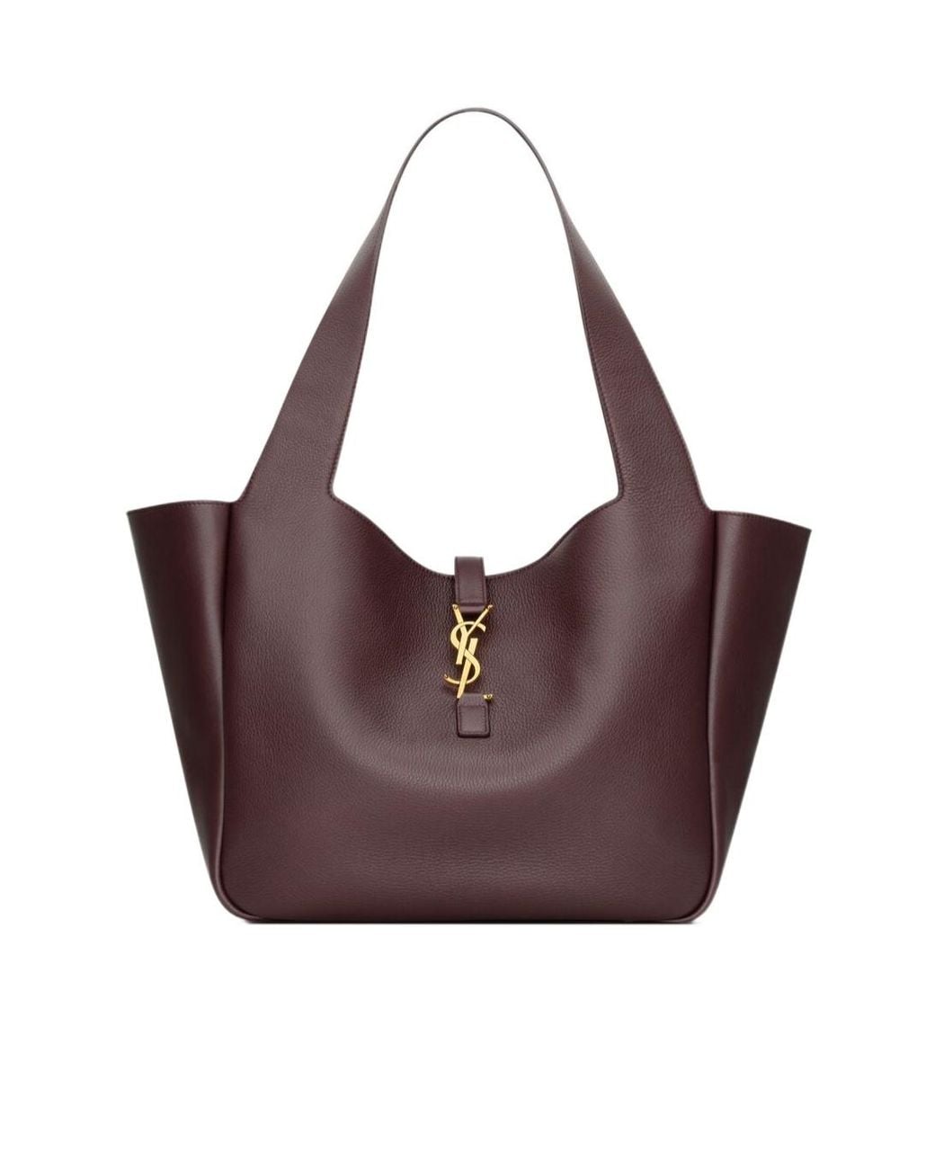 Saint Laurent Purple Le 5 À 7 Bea Tote Bag