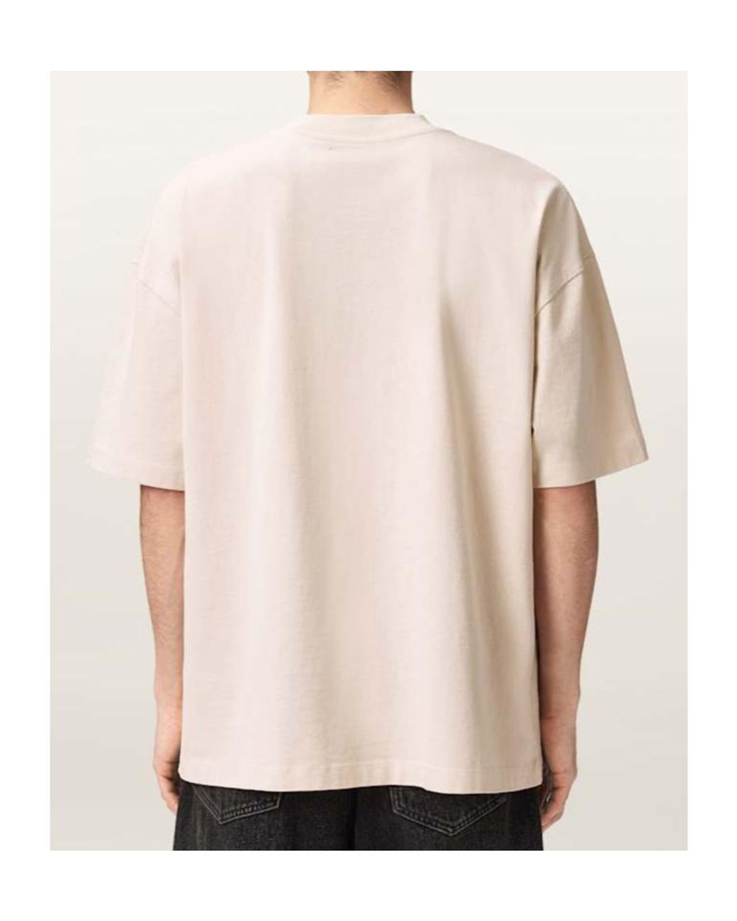 AllSaints White Xander Logo T-Shirt for men