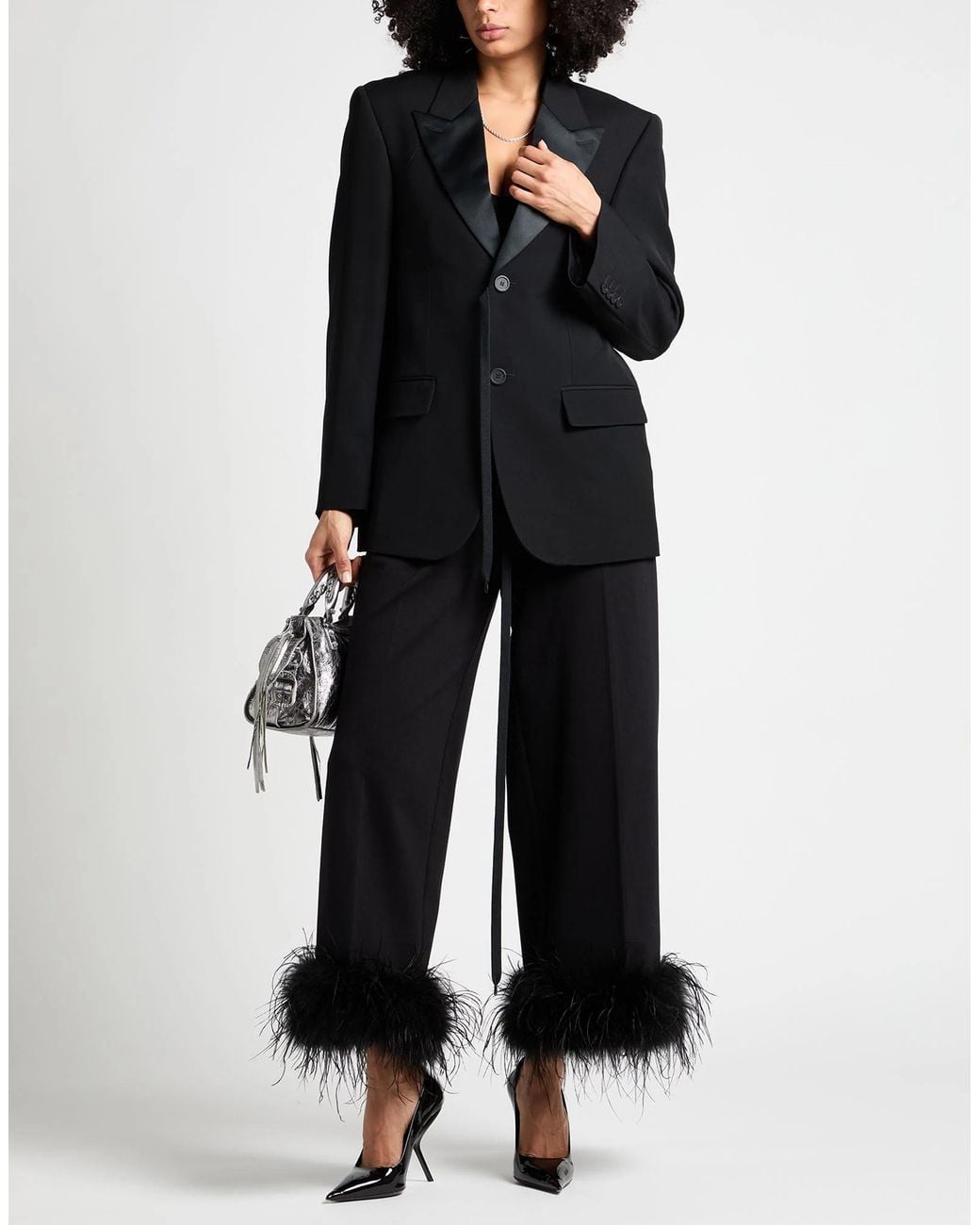Balenciaga Black Single-Breasted Blazer