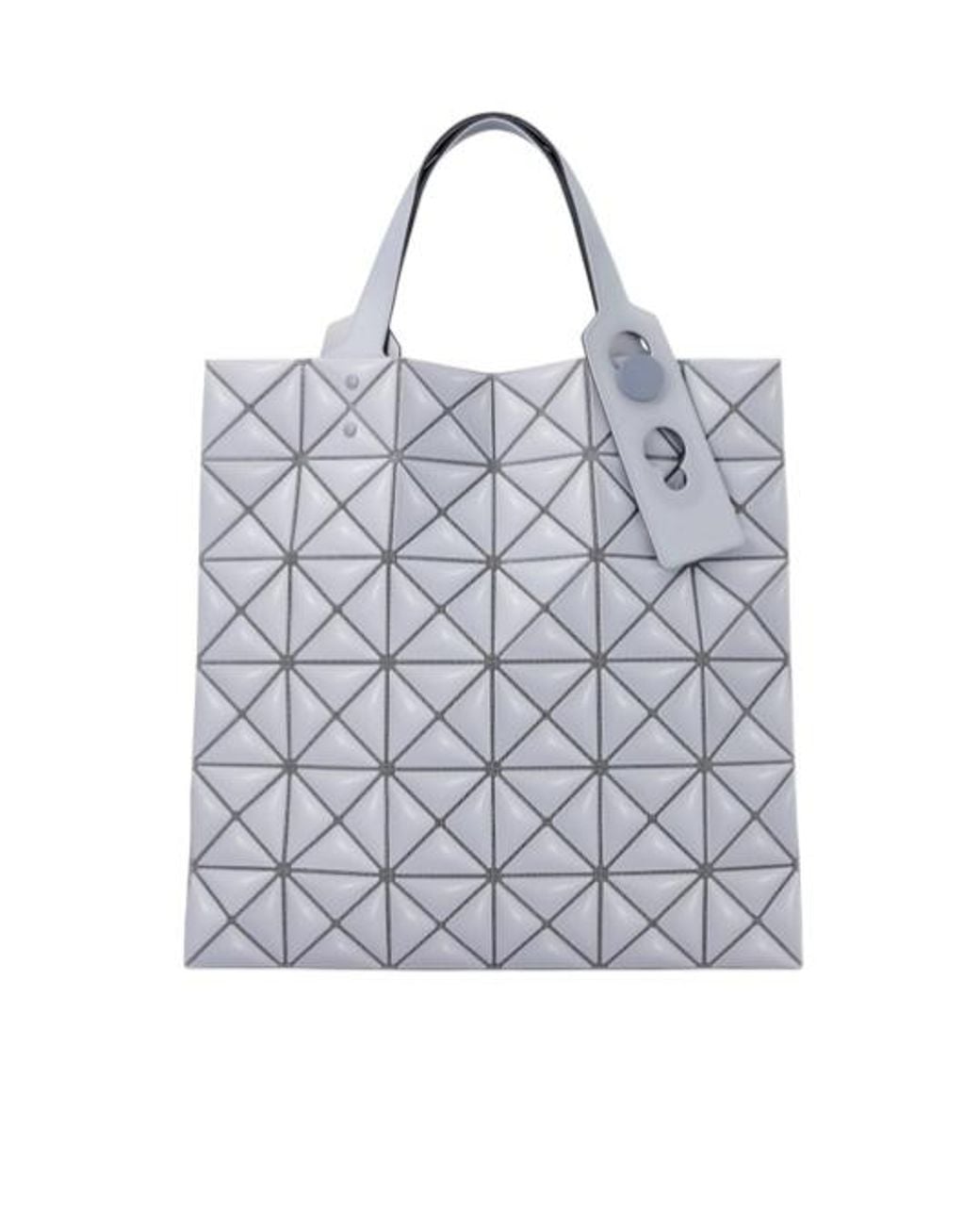 Issey Miyake Gray Miniature Geometric Tote Bag