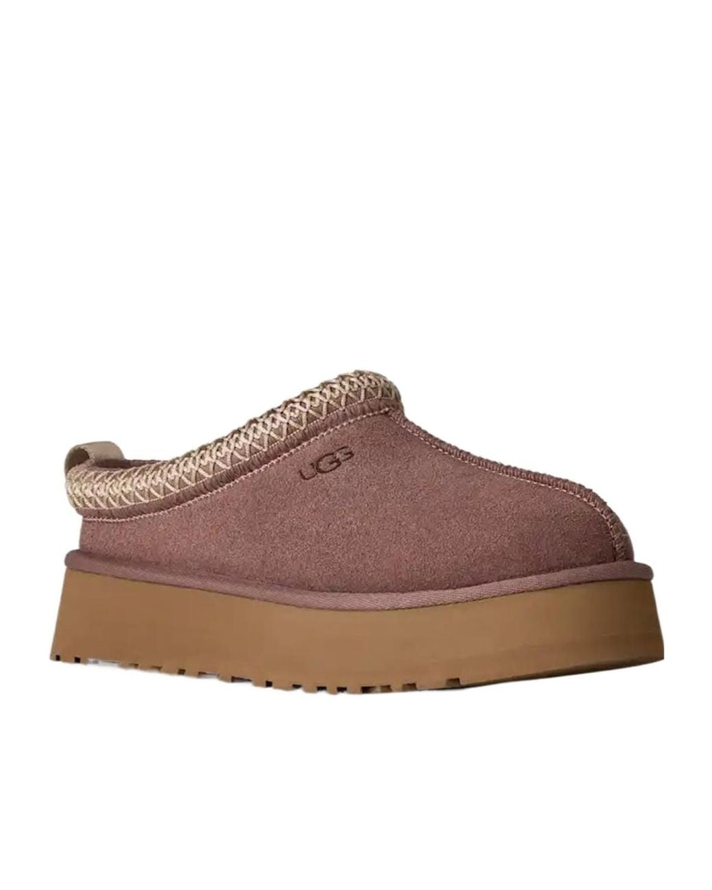 Ugg Brown Tazz Ii Platform Flat Shoes