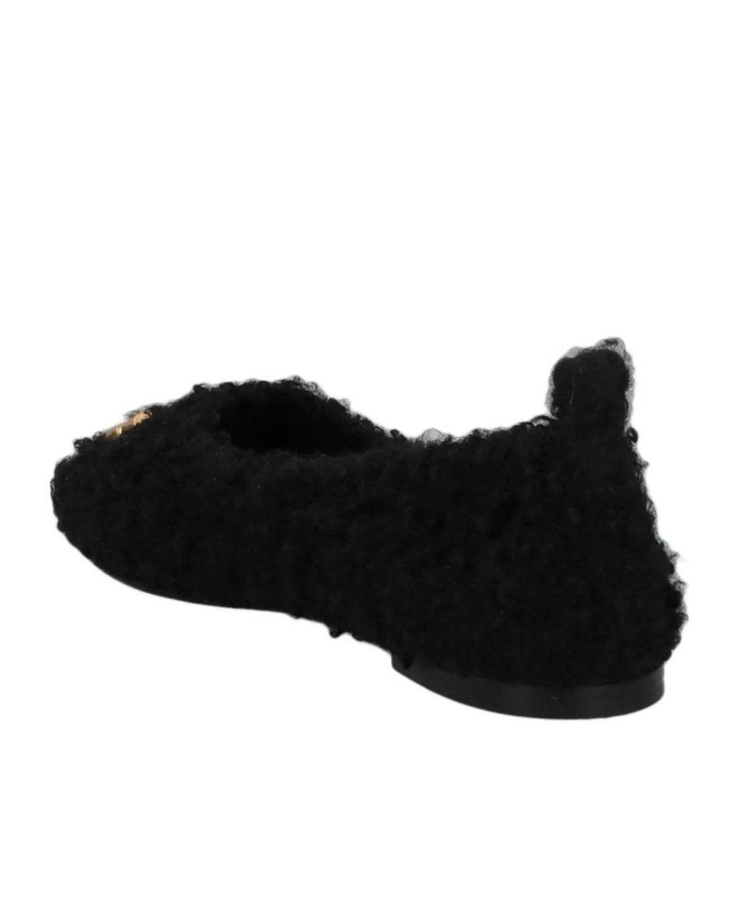 Tory Burch Black Plain Colour Ballet Flats