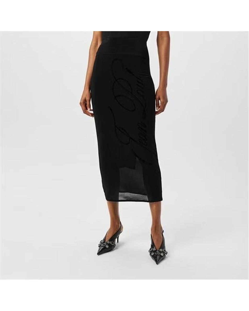 Jean Paul Gaultier Black Jpg Midi Drs Ld52