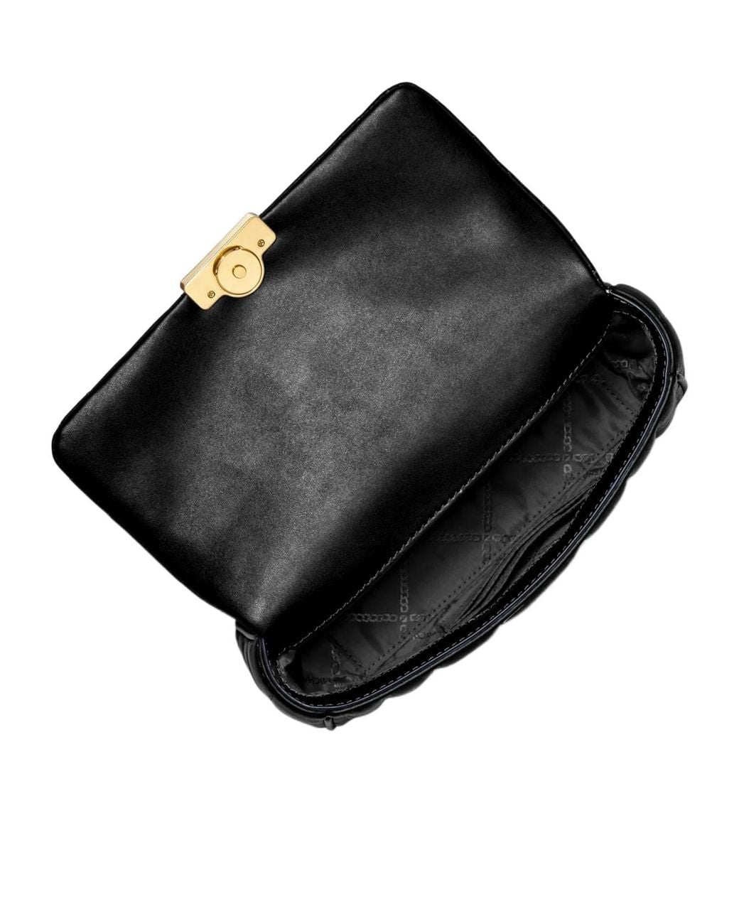 Michael Kors Black Michael Tribeca Small Quilted Shoulder Bag