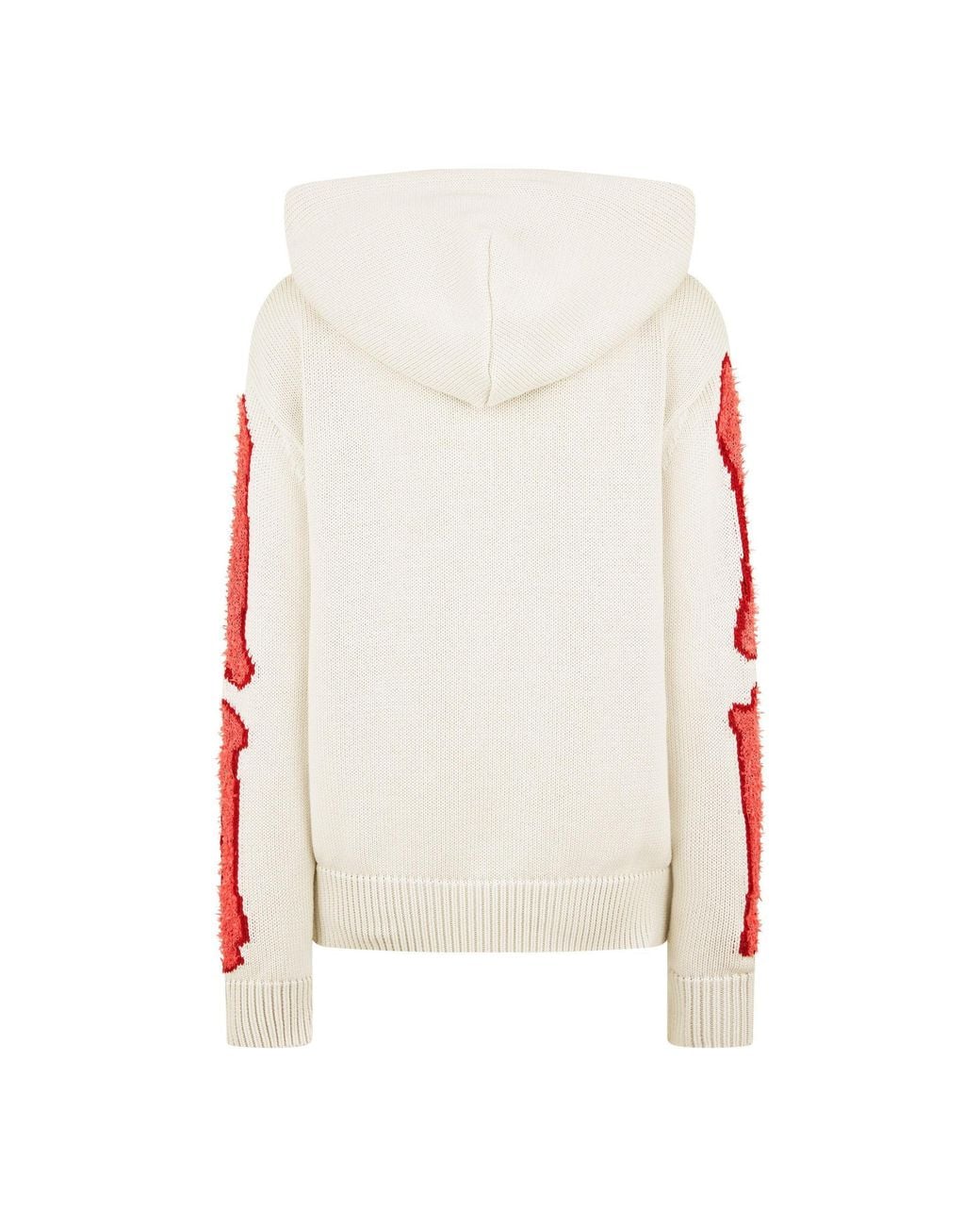 Amiri White Knitted Hoodie