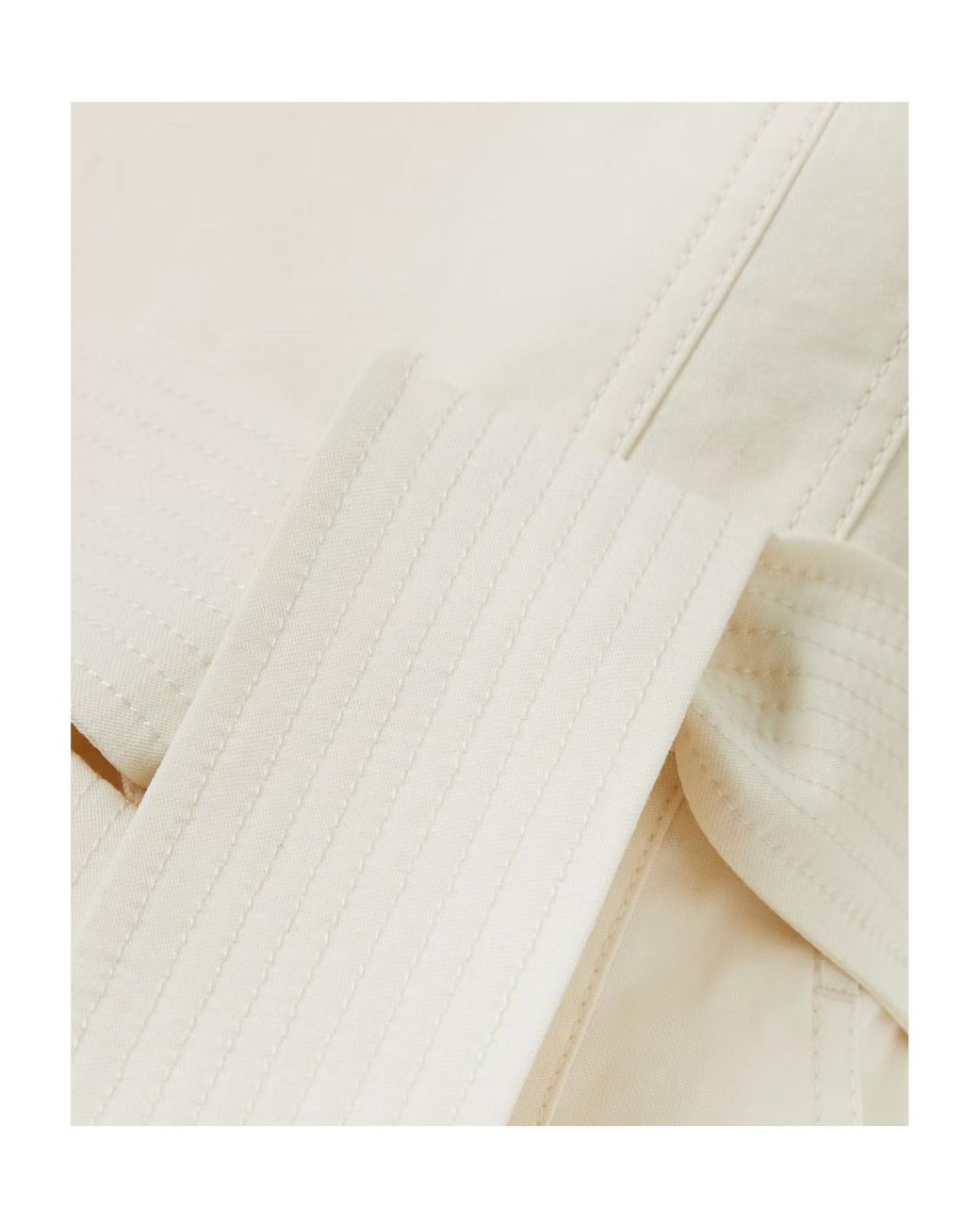 A.L.C. White Elsie Strapless Belted Linen-Blend Jumpsuit