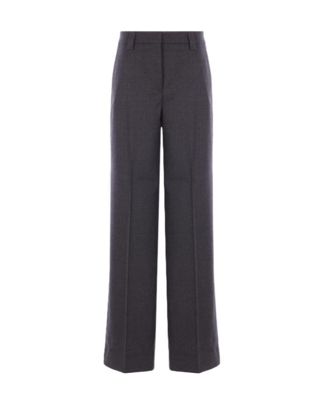 Incotex Blue Wool Tailored Pants