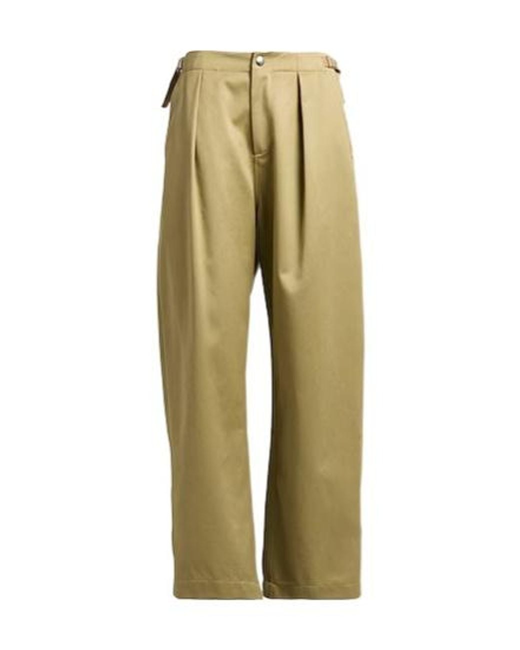 Burberry Green Straight-Leg Pants