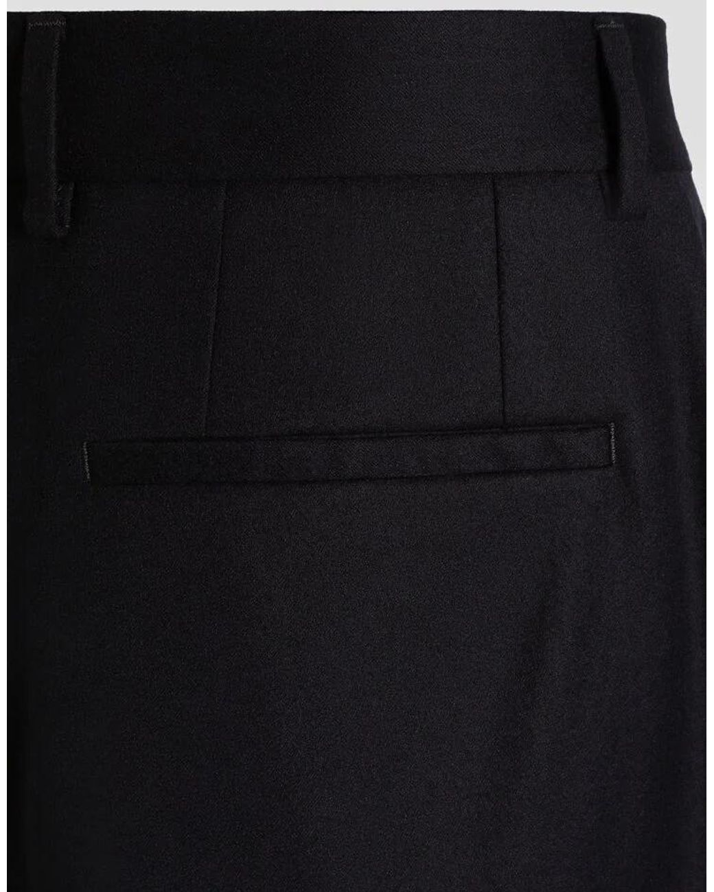 Dolce & Gabbana Black Pleated Pants for men