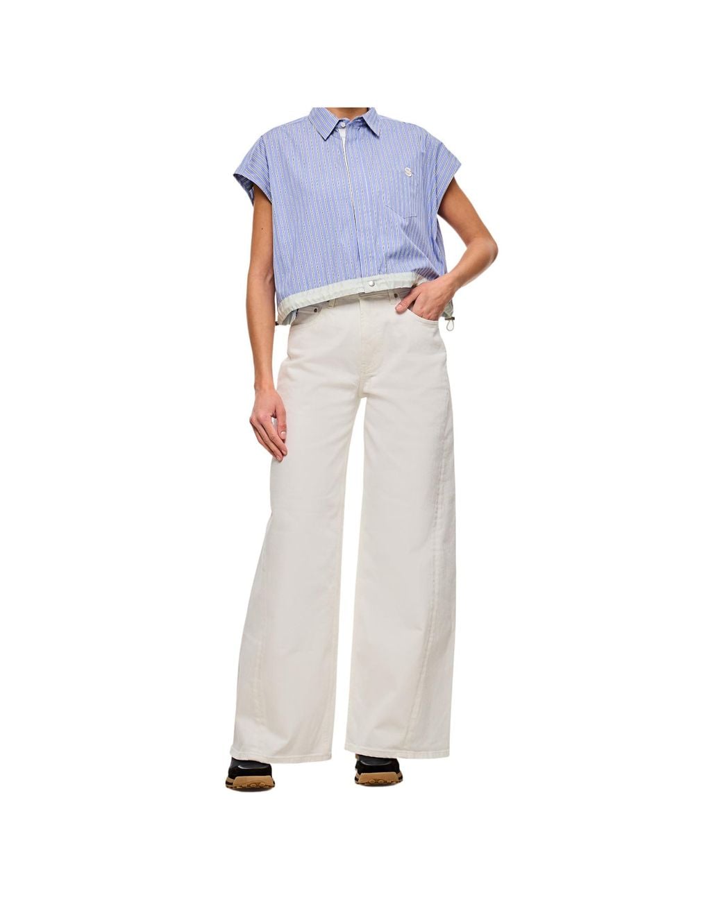 Vivienne Westwood White Belt-Loop Jeans
