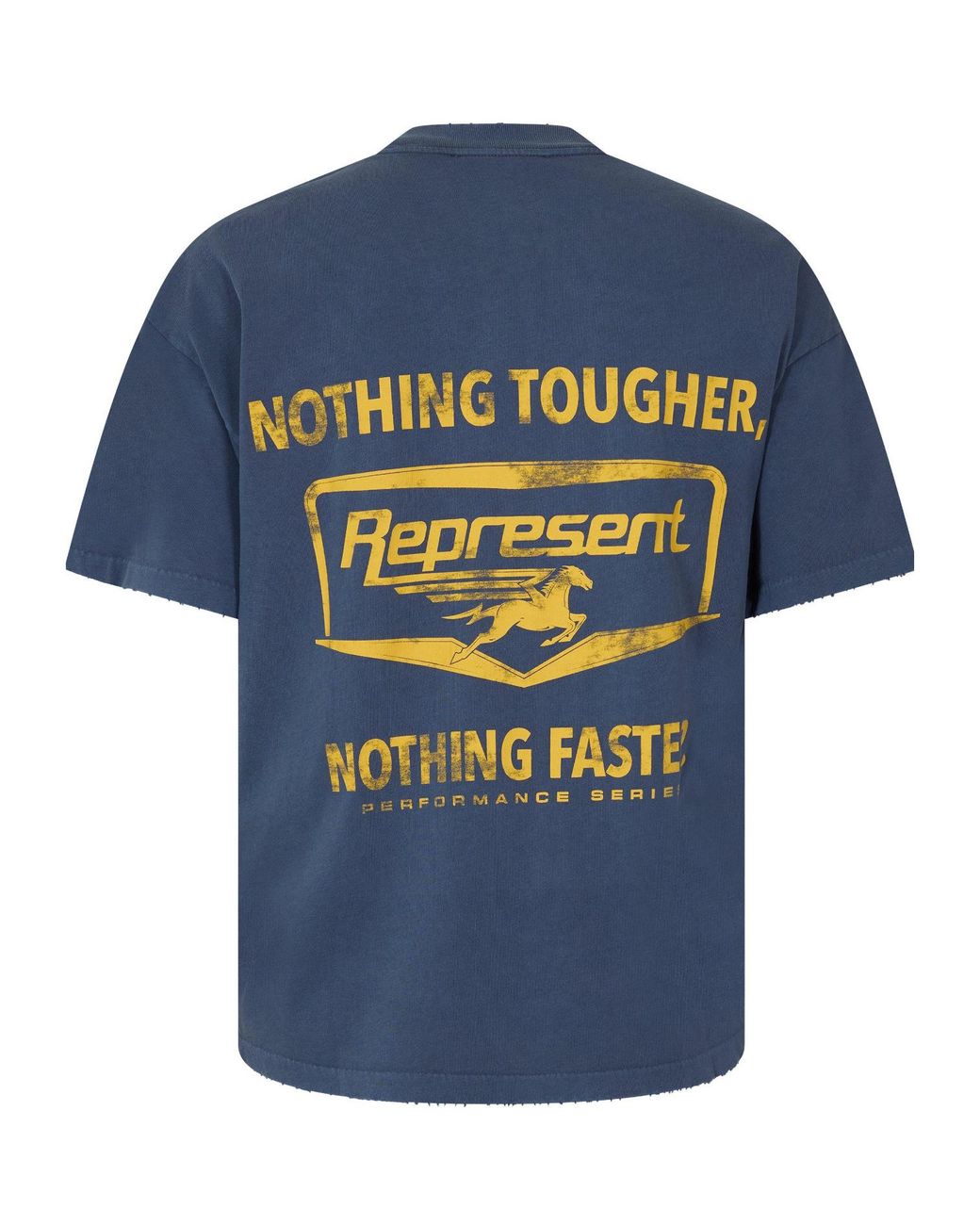 Represent Blue Oversized T-Shirt for men