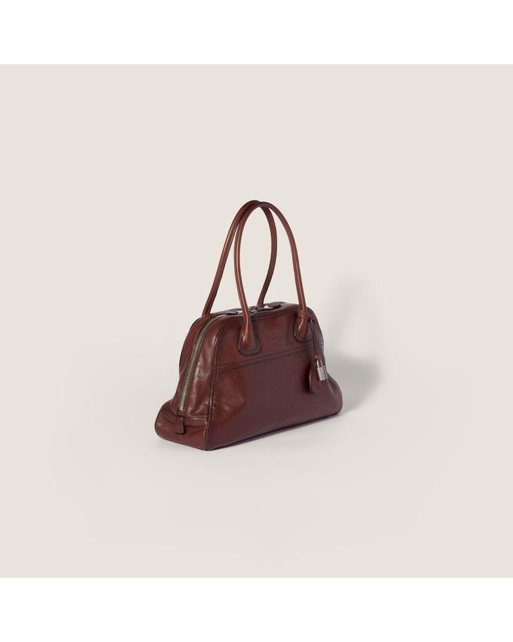 Miu Miu Brown Vivant Leather Bag