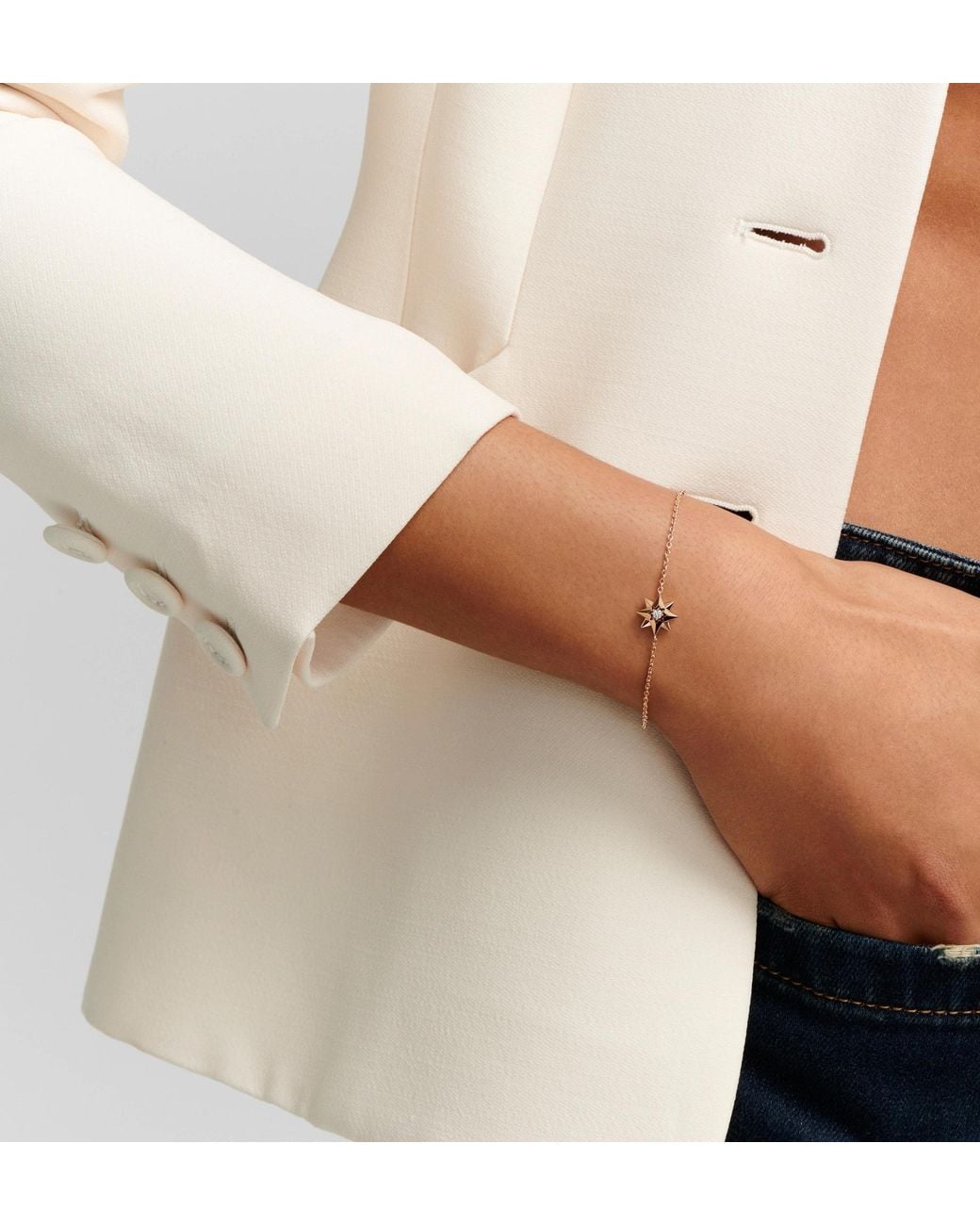 Dior Metallic Étoile Des Vents Bracelet