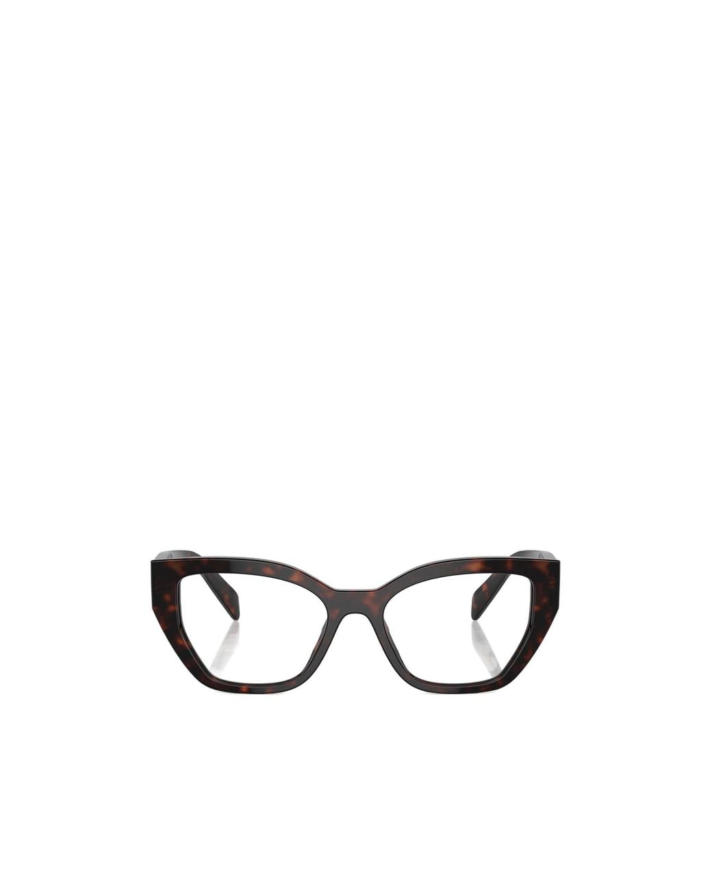 Prada White Eyewear Cat-Eye Glasses