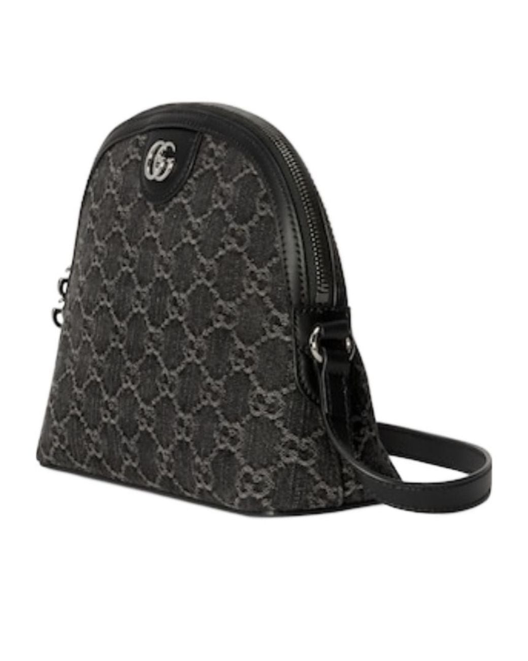 Gucci Black Ophidia Gg Small Shoulder Bag