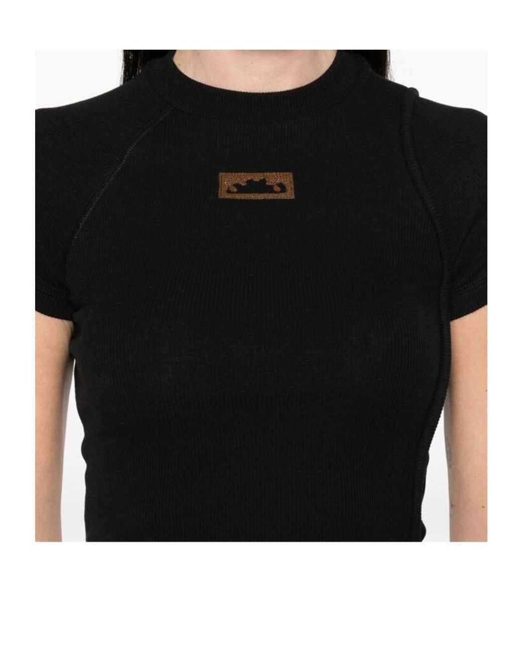 OTTOLINGER Black Open-Necked Shirt