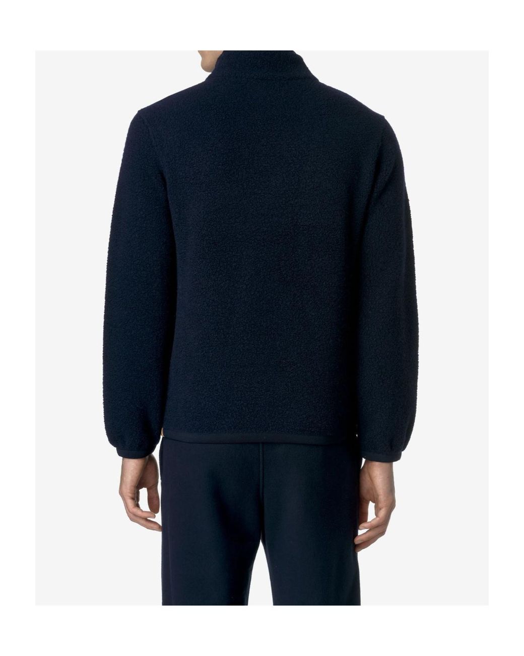 K-Way Blue Fleece Sweatshirt for men