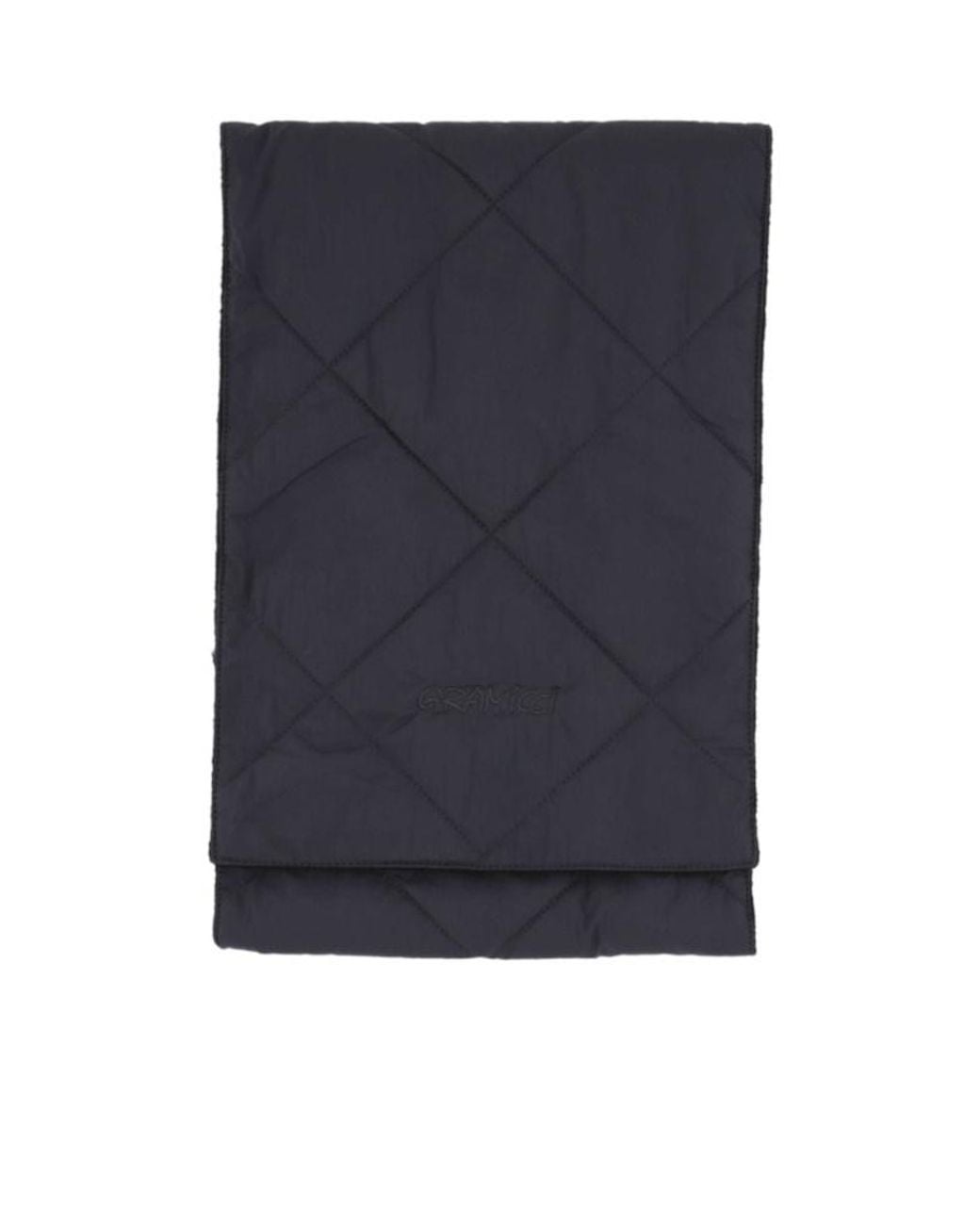 Gramicci Blue Quilted Scarf for men
