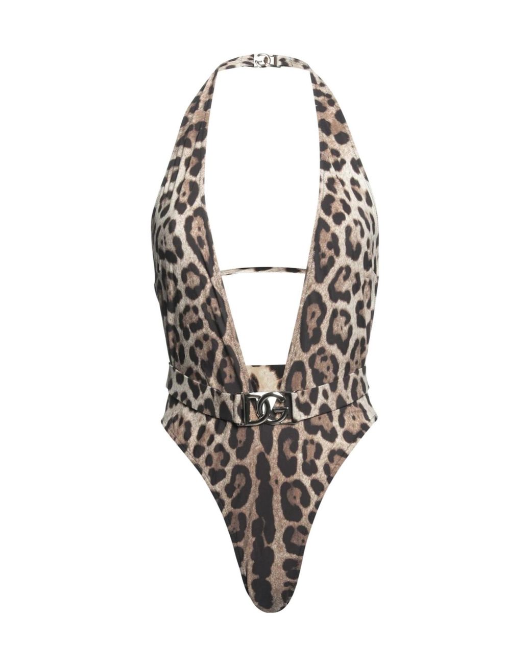 Dolce & Gabbana Metallic One-Piece Swimsuits