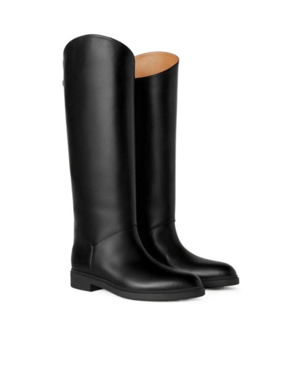 Loro Piana Black Kilda Round-Roe Boots