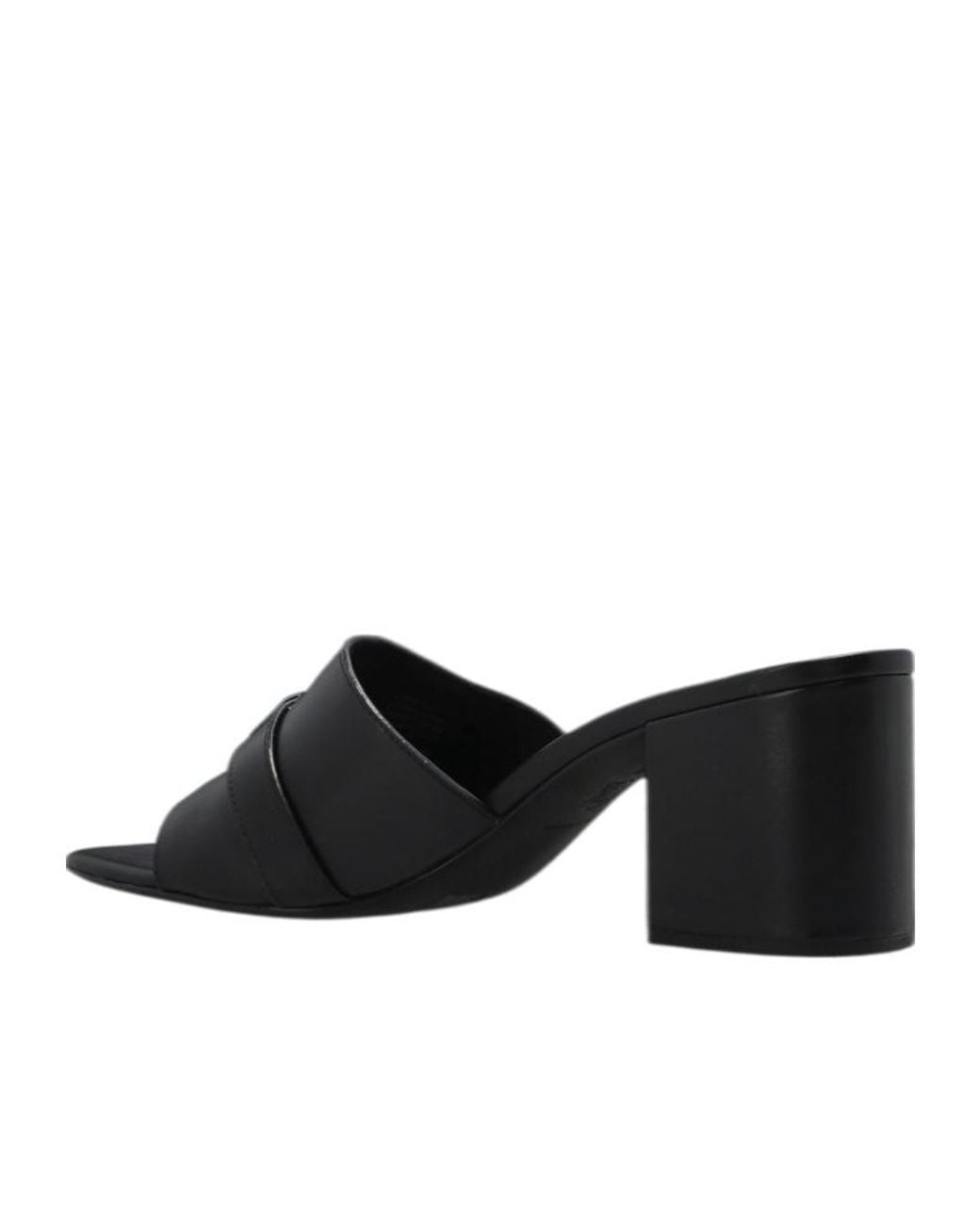 Tory Burch Black Leelee Leather Sandals