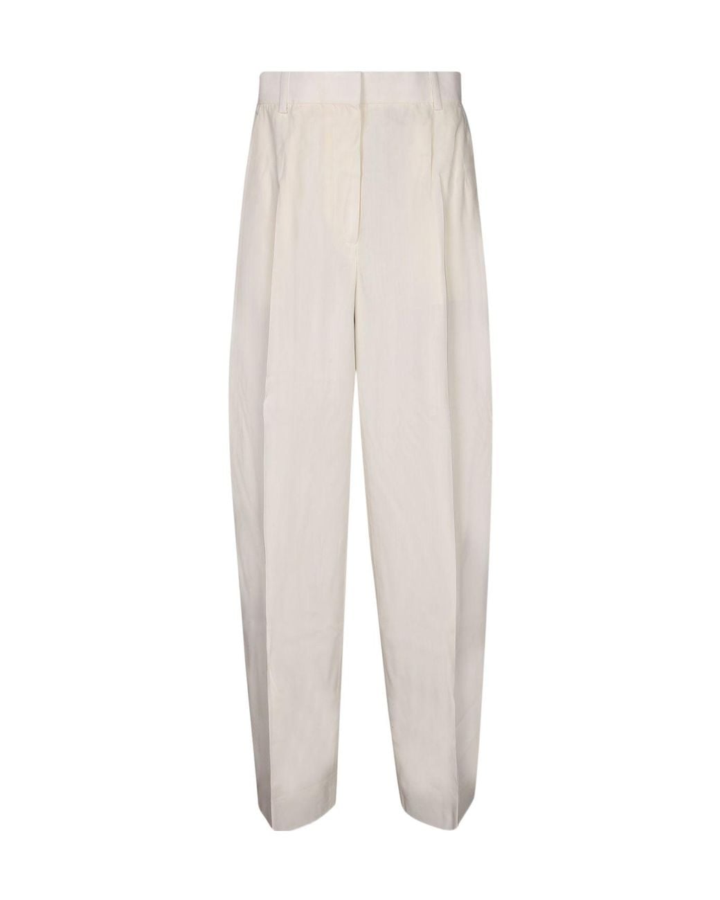 Totême White Totême High-Waist Trousers