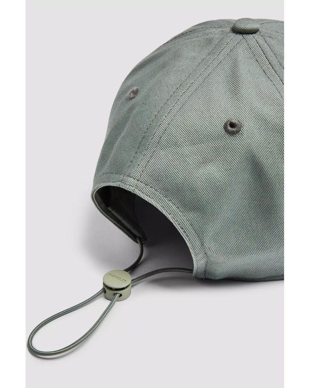 Moncler Green Gabardine Baseball Cap