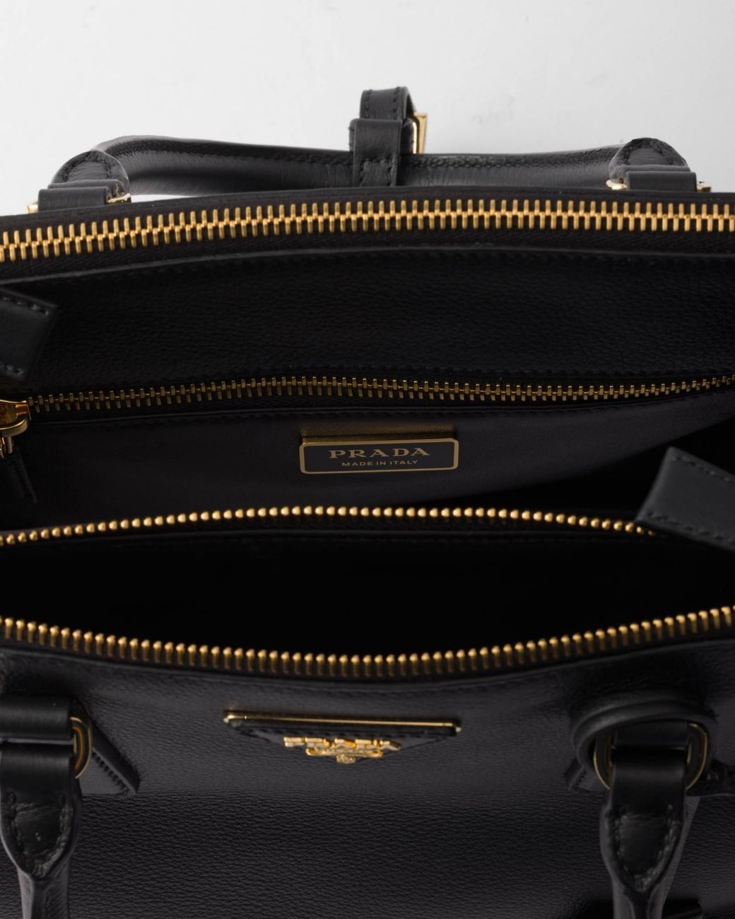 Prada Black Galleria Medium Leather Bag