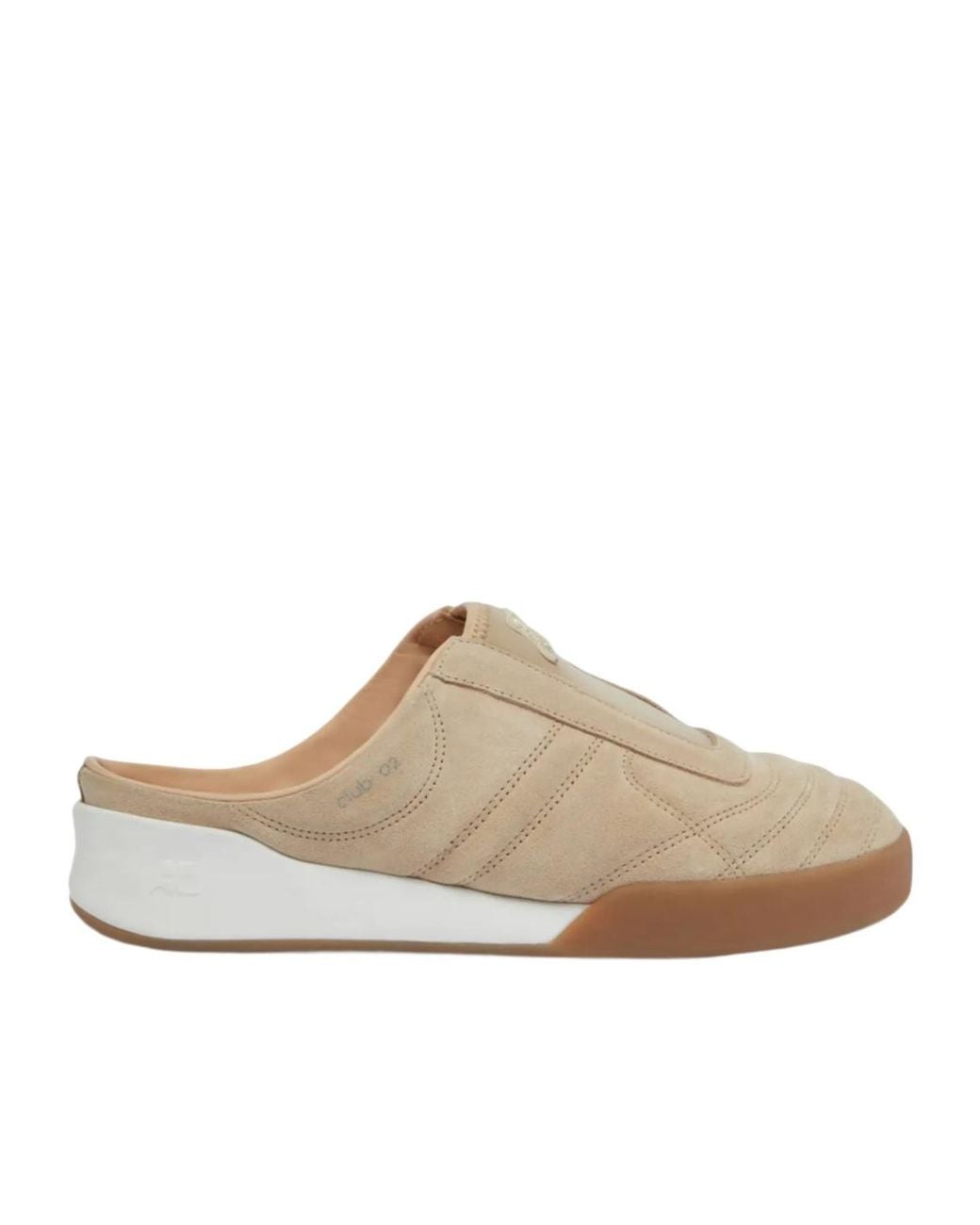 Courreges Multicolor Club 02 Suede Mules