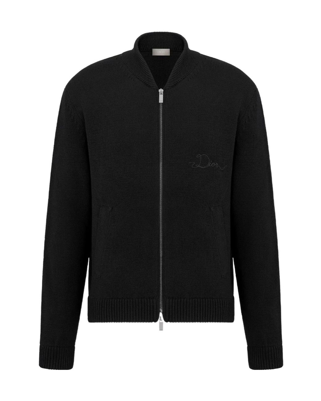 Dior Black Wool Knit Jacket for men